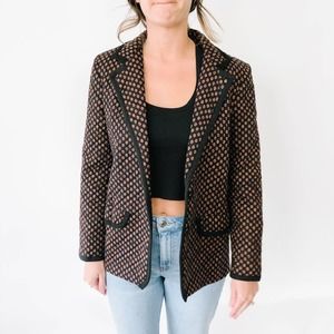 Vintage Quilted Floral Jacket/Blazer